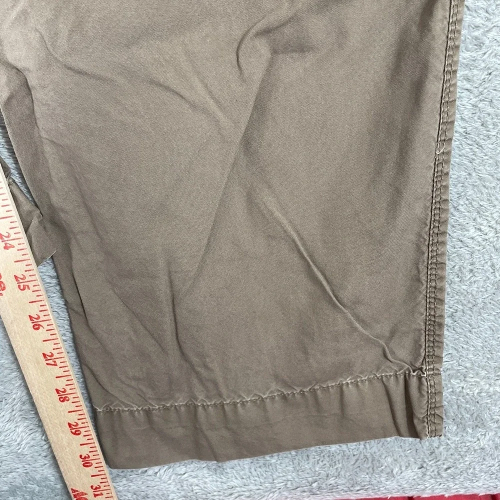 Banana Republic‎ Cargo Pants Mens 33x32 Brown Cotton Multi Pocket Utility Chino